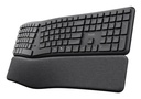 Keyra Teclado inalámbrico multidispositivo ergonómico