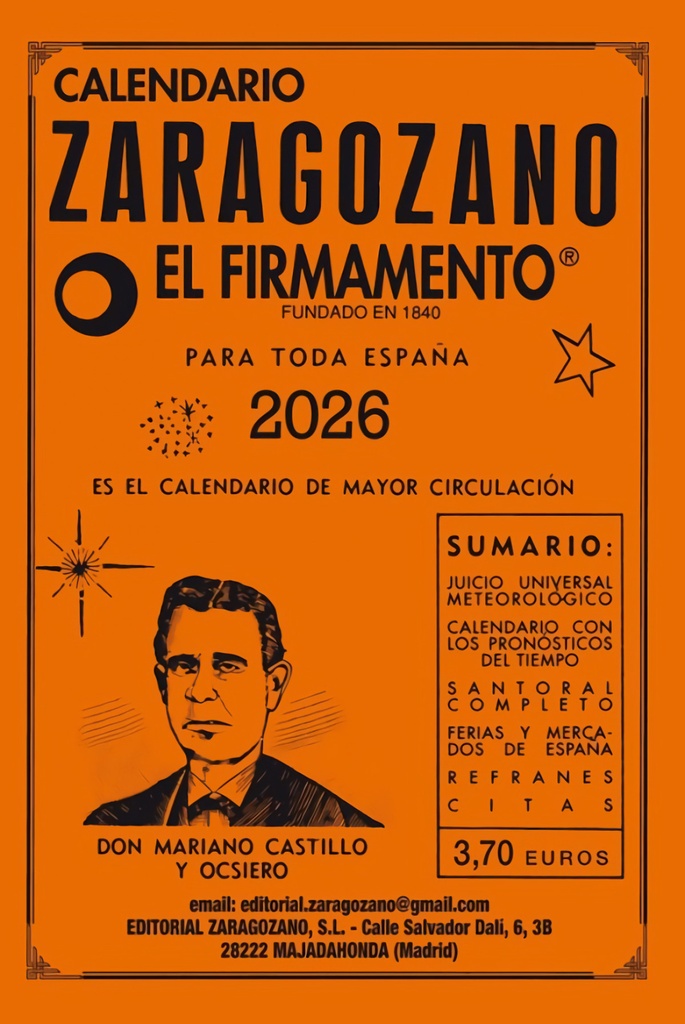 CALENDARIO ZARAGOZANO 2026