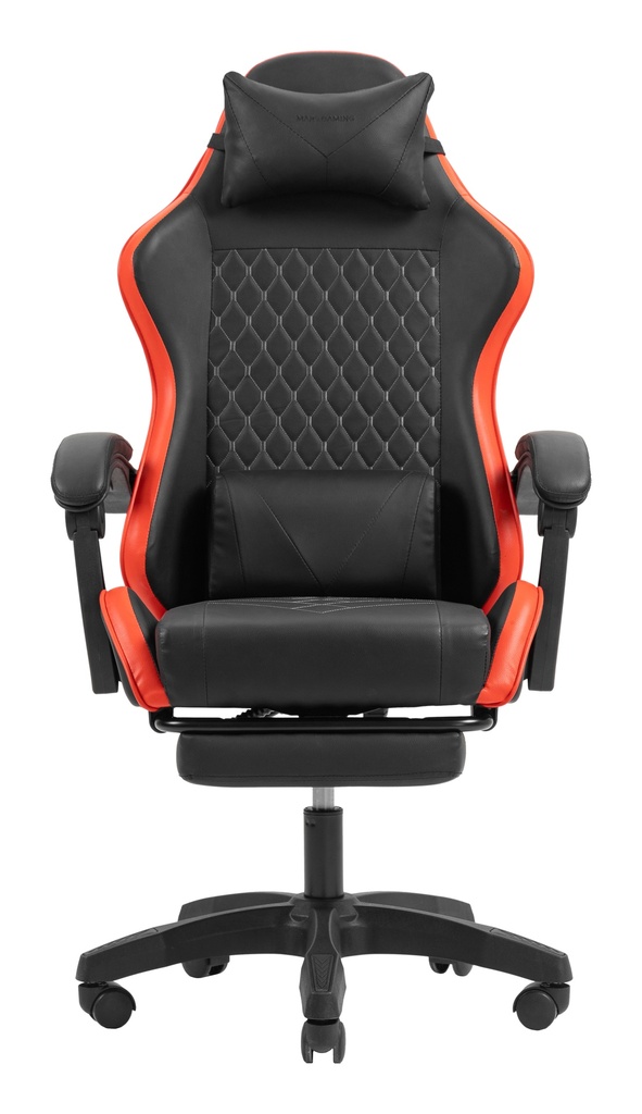 MGC-X Silla para videojuegos de PC Asiento acolchado Negro, Rojo