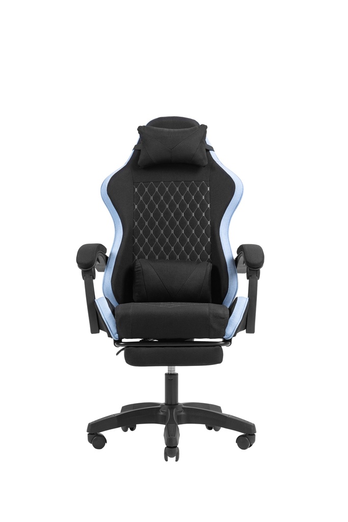 MGC-X Fabric Silla para videojuegos de PC Asiento acolchado Negro, Azul