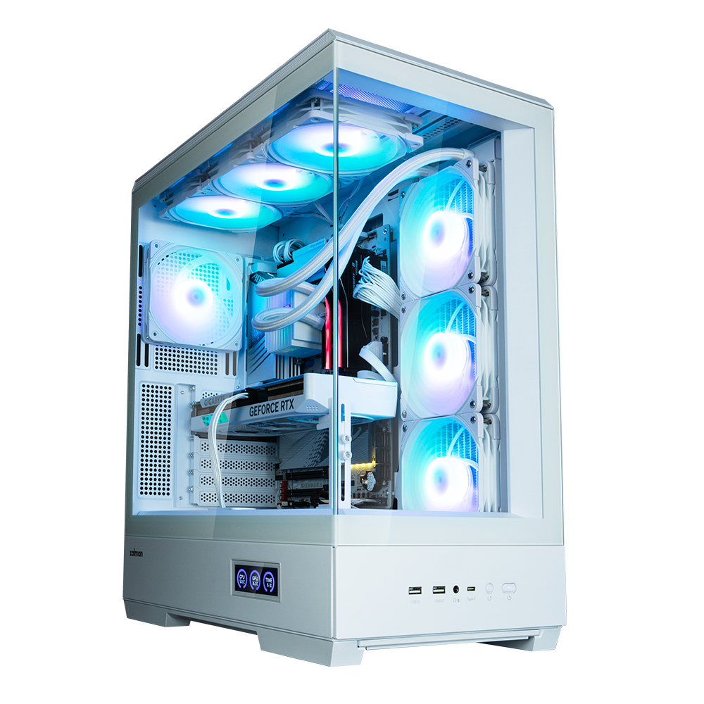 P50 DS White Midi Tower Blanco