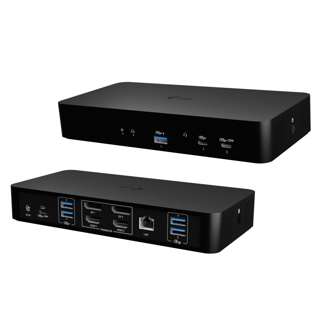 Universal Intelligent Dual Display Docking Station + Power Delivery 100W