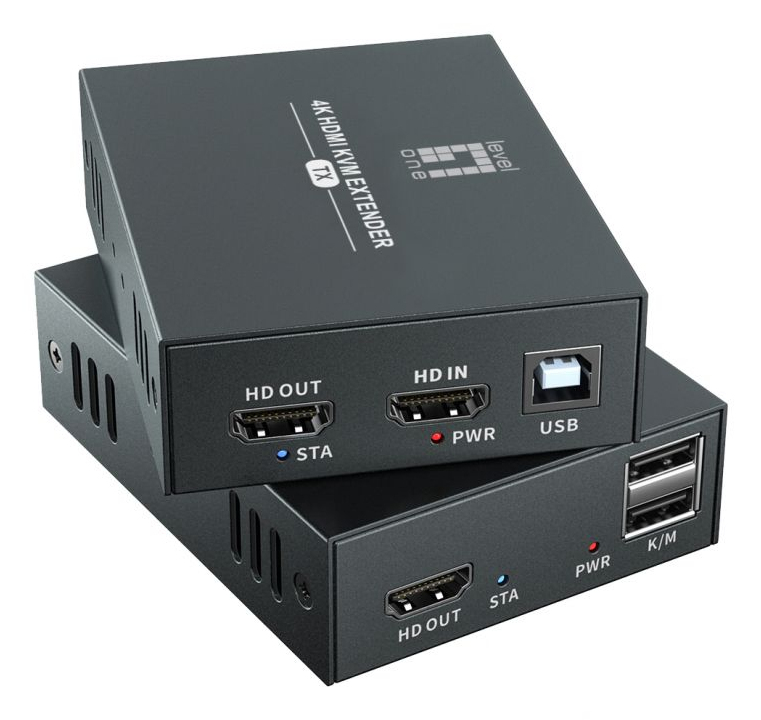 [HVE-8111] HVE-8111 extensor audio/video Transmisor y receptor de señales AV Negro