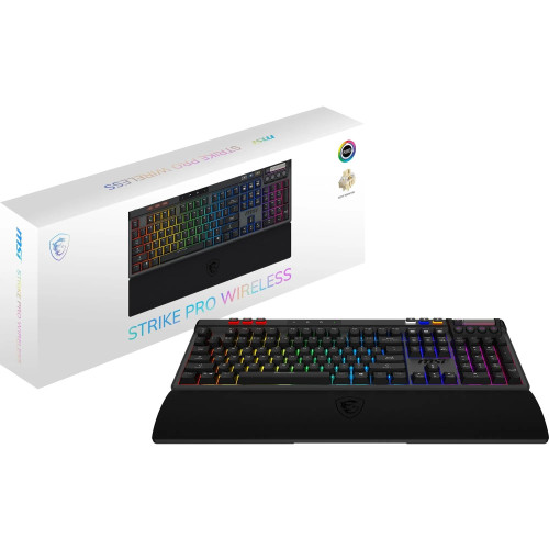 TECLADO MSI STRIKE PRO WIRELESS SILENT ES
