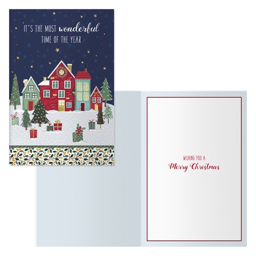 [70025] CHRISTMAS DOHE 115x170 HOUSE - Pack de 6 unidades