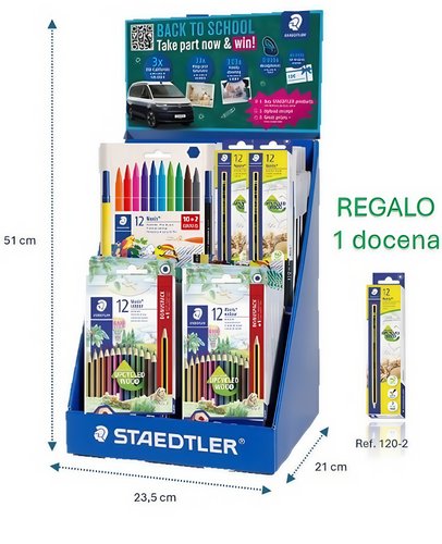 EXPOSITOR STAEDTLER SOBREM.VAC 25