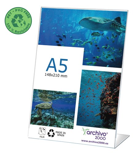 [80905V CS TP] EXPOSITOR SOBR. L A5 VERT. FLEX.CRISTAL