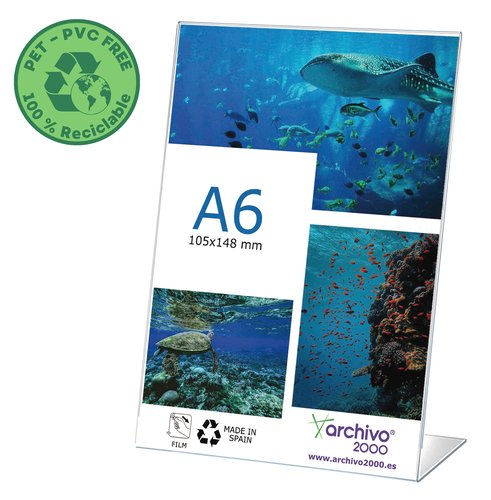 [80906V CS TP] EXPOSITOR SOBR. L A6 VERT. FLEX.CRISTAL