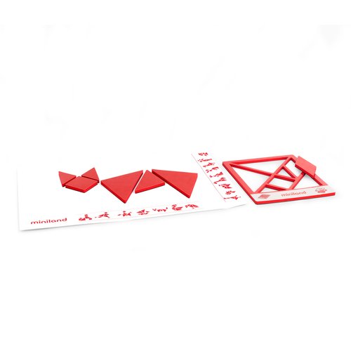 JUEGO MINILAND MAGNETIC TANGRAM - Pack de 6 unidades