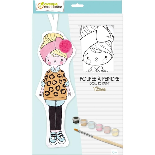KIT MANU. MUÑECA PARA PINTAR OLIVIA