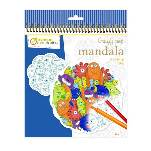 [GY141C] BLOC MANDALA CLAIR. GRAFFY MAND. MONST.