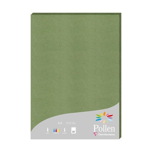 [24270C] PAPEL CLAIREFONTAINE POLLEN A4 25h SALVI
