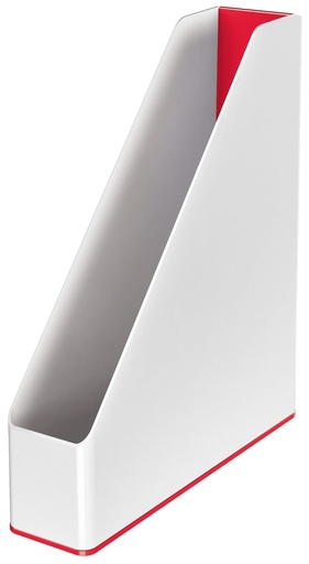 [53621026] WOW caja archivador Rojo, Blanco Plástico