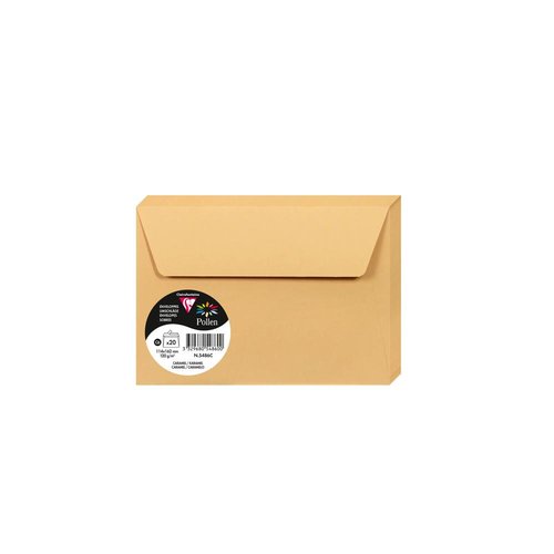 [5486C] SOBRE CLAIREFONTAINE 114x162 CARAMELO P/