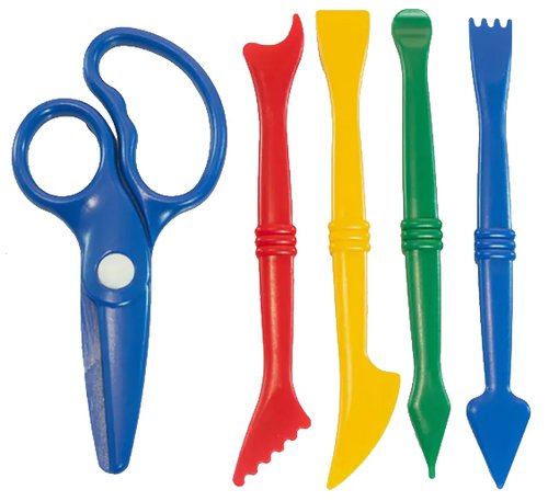 JUEGO MINILAND 5 ACCESORIOS PASTA 14cm - Pack de 6 unidades