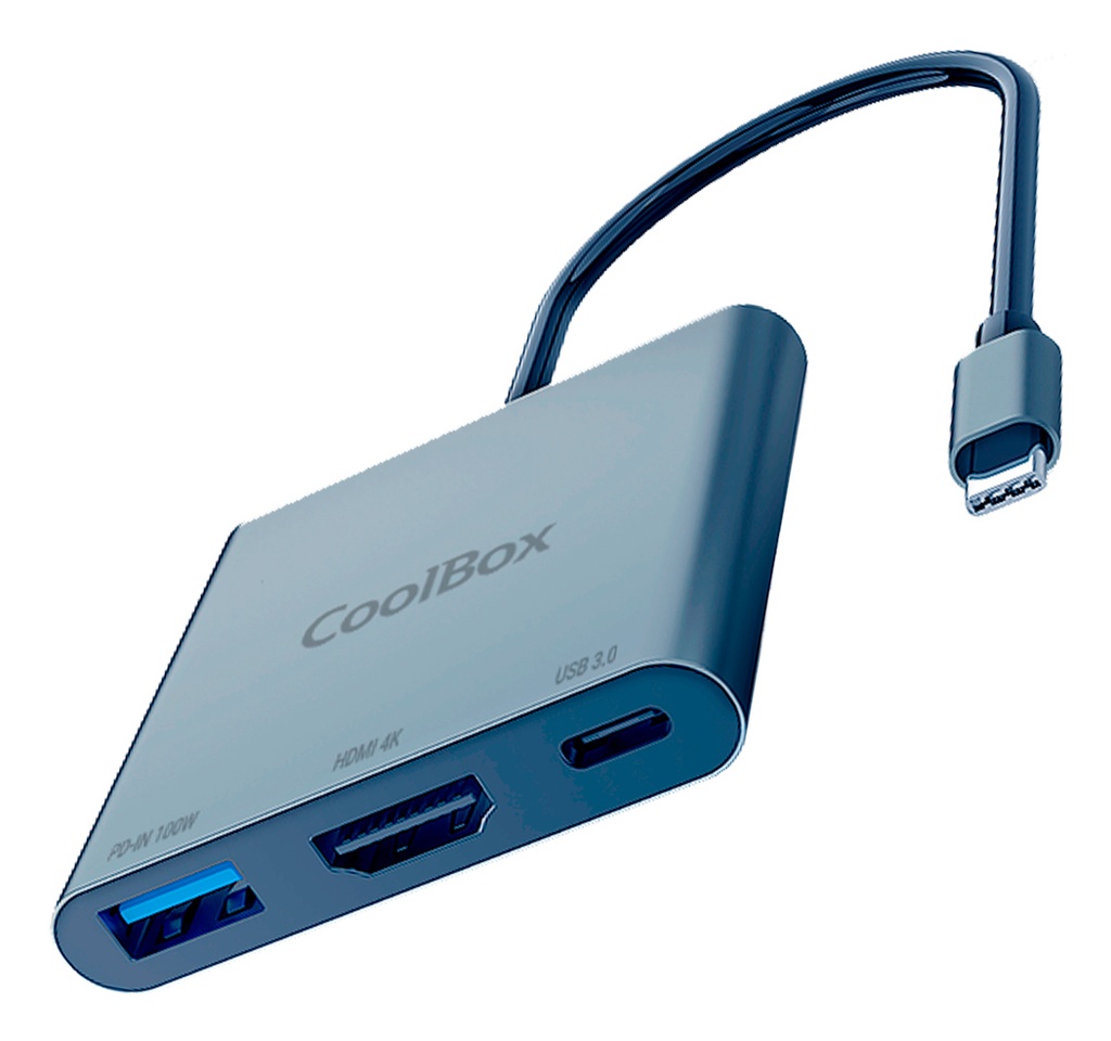 MINIDOCK C31 ALUMINIO USB-C A HDMI 4K/USB-A/USB-C 3.2 GEN1 PC/MAC/CONSOLAS
