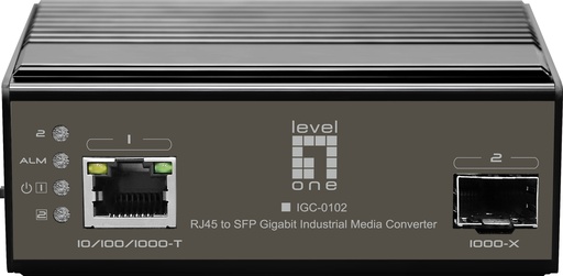 [IGC-0102] IGC-0102 convertidor de medio 1000 Mbit/s Negro