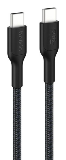 [CAB025HQ2MBK] BoostCharge Pro cable USB 2 m USB C Negro