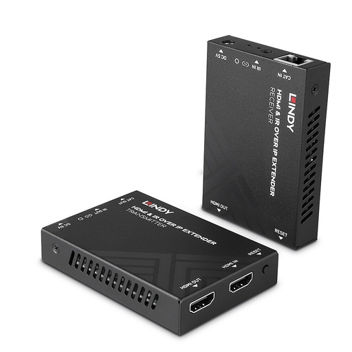 [38398] 38398 extensor audio/video Transmisor y receptor de señales AV Negro