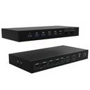 USB-C KVM Dock PRO for Three Hosts, Dual Video, with 2x Power Delivery, max 92W