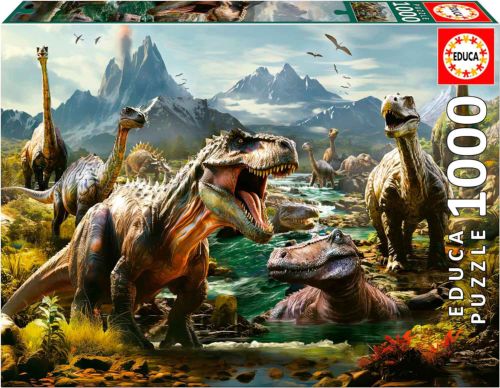 PUZZLE 1000 PIEZAS DINOSAURIOS FEROCES