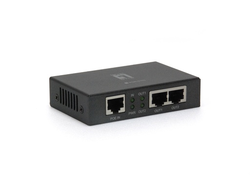 [POR-0103] Repetidor PoE, 2 PoE Outputs