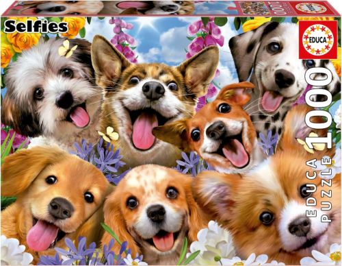 PUZZLE 1000 PIEZAS SELFIE DE PERRITOS