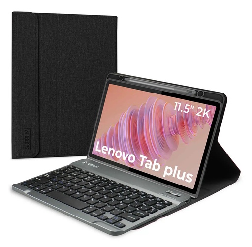 [SUBKT3-BTL330] Funda Tablet Keytab Pro BT Compatible con Lenovo Tab Plus 2025 Negro 11,5 Teclad