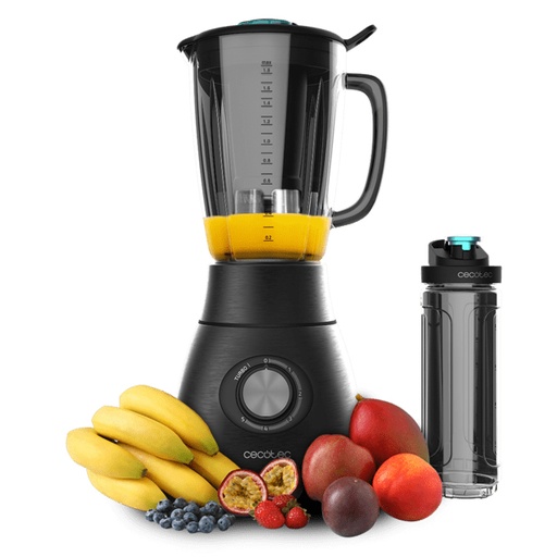 [04310] Power Black Titanium 1800 Go 1,8 L Batidora de vaso 1800 W Negro