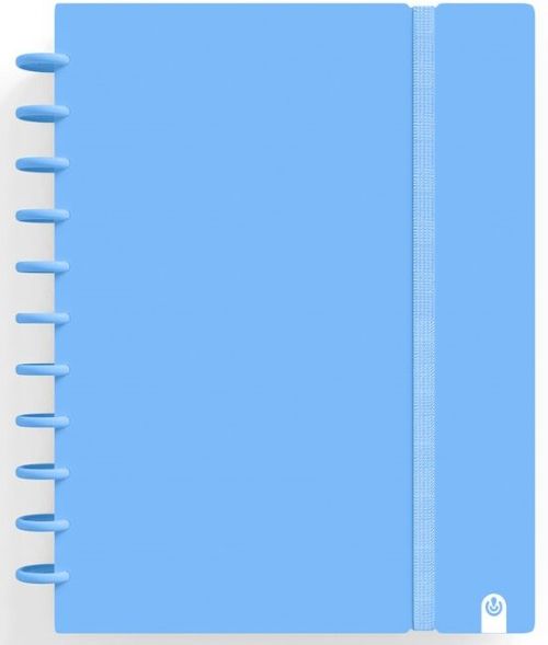 CUADERNO INGENIOX A4 80H HORIZONTAL AZUL PASTEL