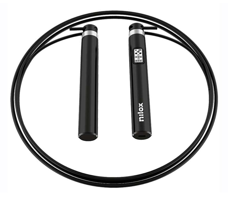 NXSMARTROPE cuerda para saltar Negro Bluetooth