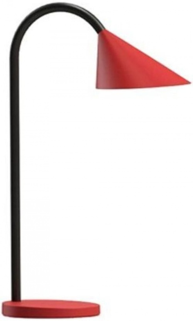 LAMPARA SOBREMESA LED SOL ROJO