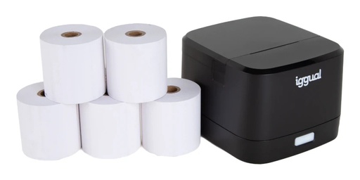 [IGG318836+IGG318911] Kit impresora térmica TP EASY 58 + 5 rollos