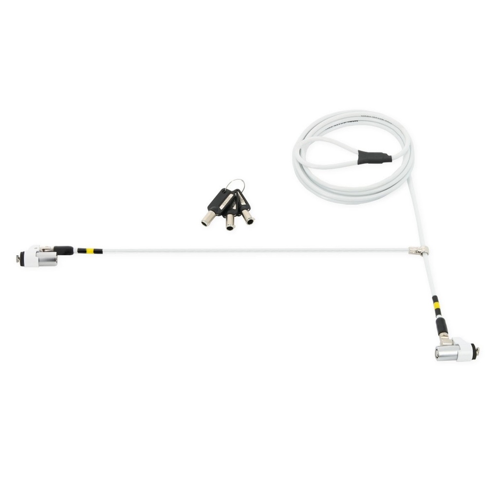 001327 cable antirrobo Blanco 1,8 m