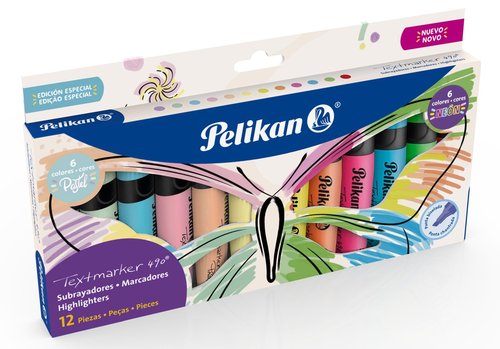 ROTUL.FLUOR PELIKAN 490  SET MARIPOSA 12
