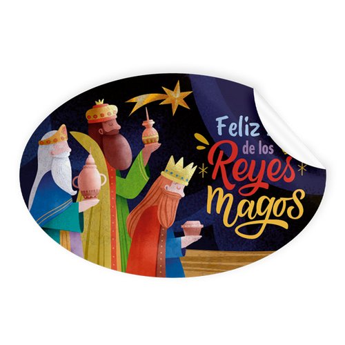 [49349] ETIQ.REG. R.250 OVAL. REYES MAGOS