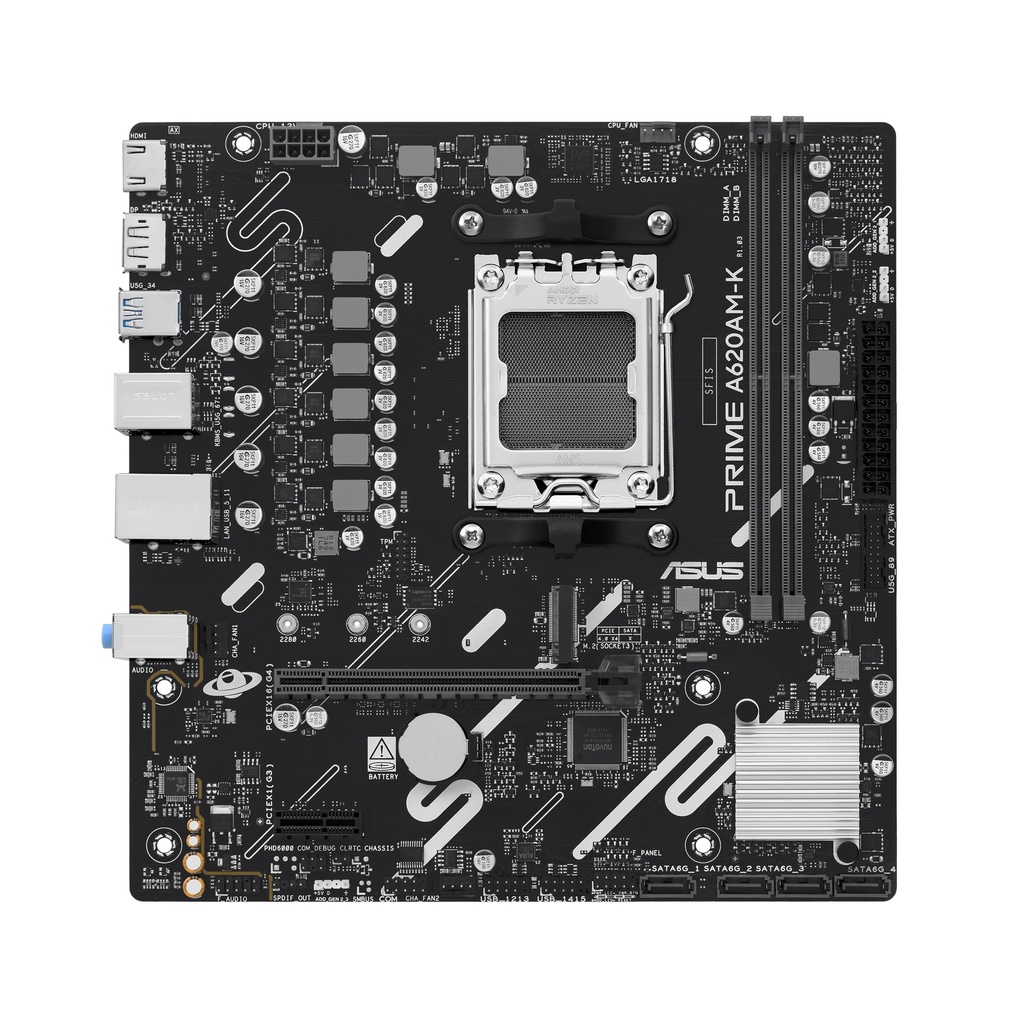 PRIME A620AM-K AMD A620A Zócalo AM5 micro ATX