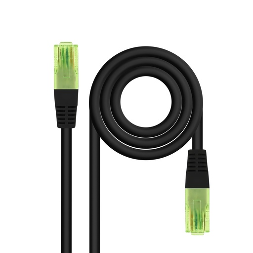 [10.20.1415-BK] Cable de Red Latiguillo RJ45 CAT.6 UTP AWG26 CCA, Negro, 15 m
