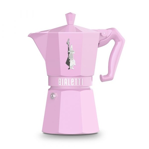 [9064] Moka Exclusive Cafetera italiana Rosa