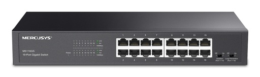 [MS116GS] MS116GS switch Gigabit Ethernet (10/100/1000) Negro