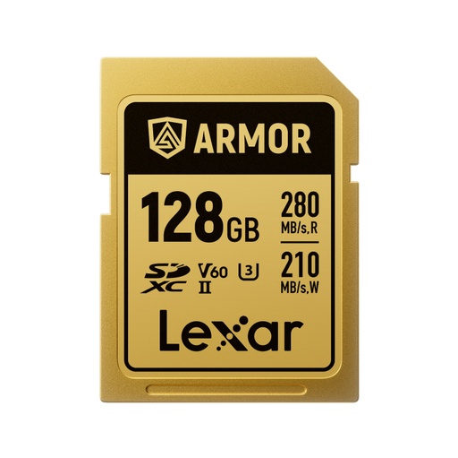 [LSDAMGL128G-RNNNG] Armor Gold 128 GB SDXC UHS-II
