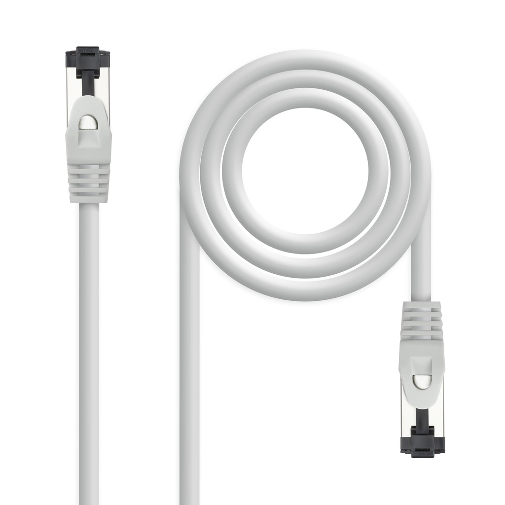 Cable de Red Latiguillo Cat.8.1 2GHz LSZH SSTP AWG26, Gris, 1.5 m