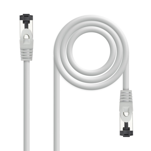 [10.20.2001-L150] Cable de Red Latiguillo Cat.8.1 2GHz LSZH SSTP AWG26, Gris, 1.5 m