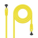 Cable de Red Latiguillo Cat.8.1 2GHz LSZH SSTP AWG26, Amarillo, 2 m