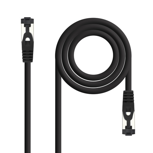 [10.20.2003-BK] Cable de Red Latiguillo Cat.8.1 2GHz LSZH SSTP AWG26, Negro, 3 m