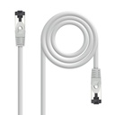 Cable de Red Latiguillo Cat.8.1 2GHz LSZH SSTP AWG26, Gris, 7 m