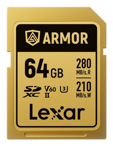[LSDAMGL064G-RNNNG] ARMOR GOLD 64 GB SDXC UHS-II