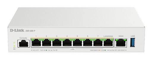 [DBR-600-P/E] DBR-600-P/B router 2.5 Gigabit Ethernet Blanco