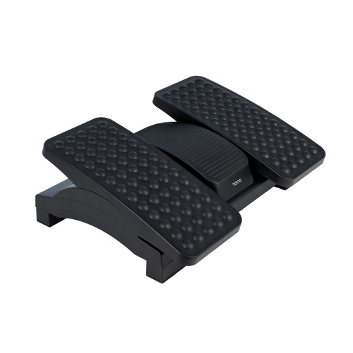 [TQFR0605-B] Reposapiés Ajustable en Altura e Inclinación, Negro
