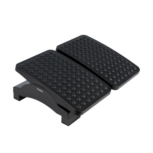 [TQFR0604-B] Reposapiés Ajustable en Altura e Inclinación, Negro